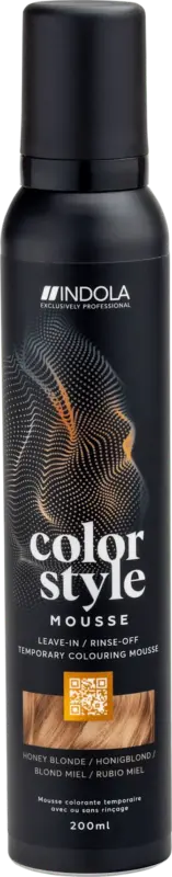 INDOLA Schaumcoloration Color Style Mousse Honigblond