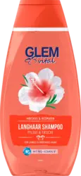 Schwarzkopf GLEM vital Shampoo Langhaar Hibiskus & Rosmarin