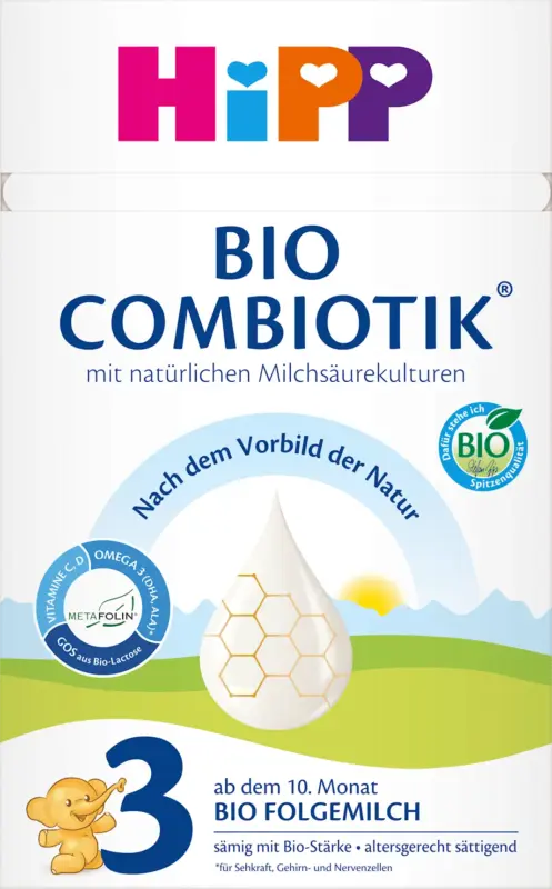HiPP Folgemilch 3 Combiotik ab dem 10. Monat