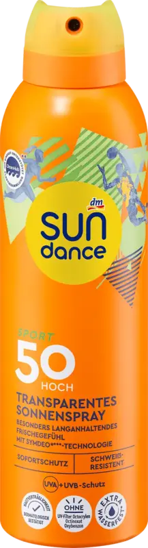 SUNDANCE Sonnenspray Sport Transparent LSF50