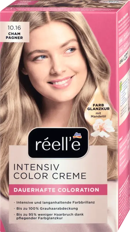 r&eacute;ell&lsquo;e Intensiv Color Creme 10.16 Champagner