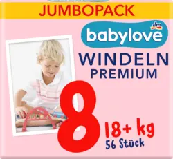 babylove Windeln Premium Gr. 8 (18+ kg) Jumbopack