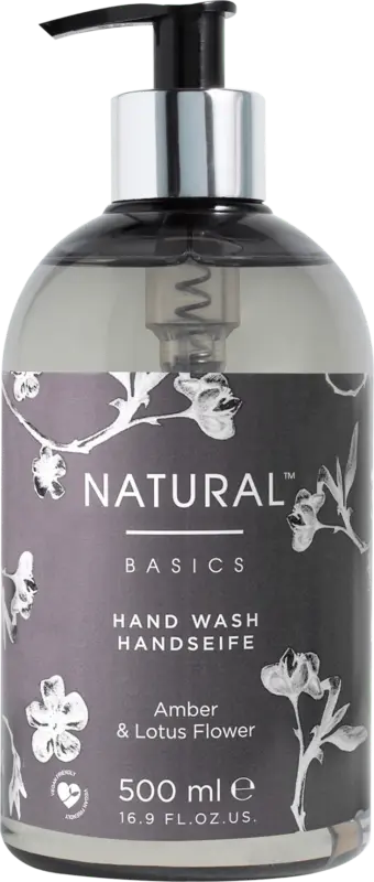 Natural Basics Fl&uuml;ssigseife Bernstein & Lotusbl&uuml;te