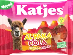 Katjes Fruchtgummi Alpaka Cola mit Zitrone & Kirsche