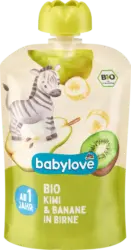 babylove Quetschbeutel Kiwi & Banane, ab 1 Jahr