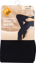 nur die Strumpfhose Wohlig Warm, 100 DEN, Gr&ouml;&szlig;e 40/44 (M)