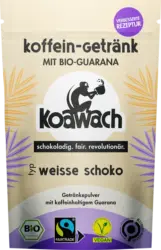 koawach Getr&auml;nkepulver Koffein mit Bio-Guarana & Wei&szlig;e Schoko