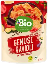 dmBio Fertiggericht Gem&uuml;se Ravioli