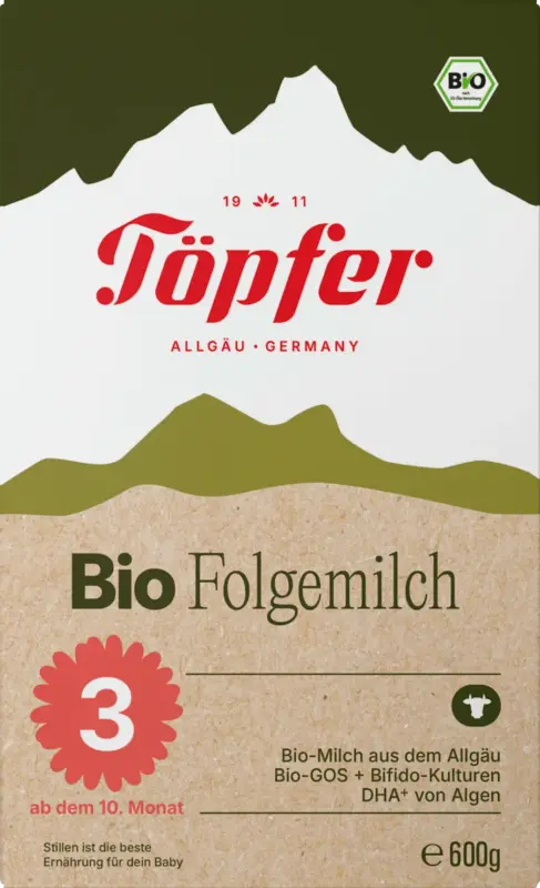T&ouml;pfer Folgemilch 3 ab dem 10. Monat