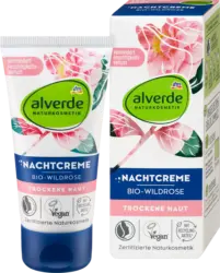 alverde NATURKOSMETIK Nachtcreme Bio-Wildrose