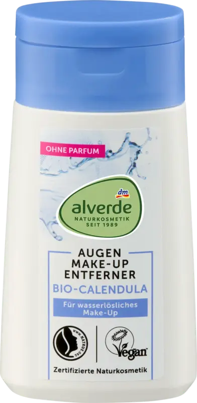 alverde NATURKOSMETIK Augen-Make-up Entferner Bio-Calendula
