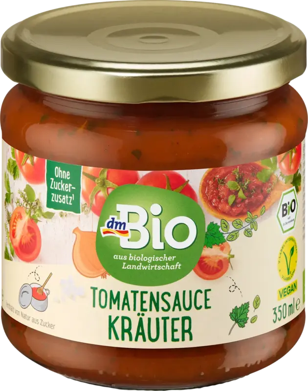 dmBio Tomatensauce Kr&auml;uter