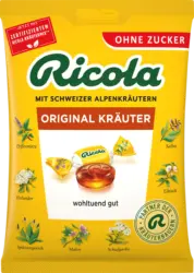 Ricola Bonbons Schweizer Alpenkr&auml;uter Original Kr&auml;uter Ohne Zucker