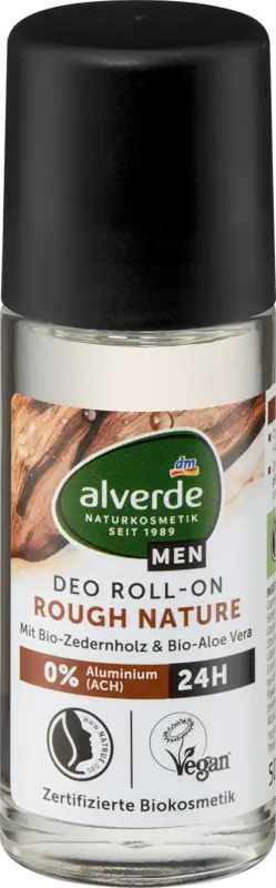 alverde MEN Deo Roll-On Rough Nature