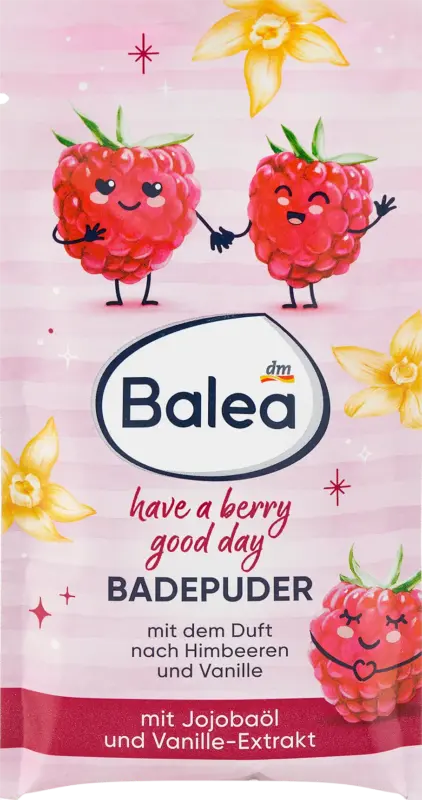 Balea Badezusatz Puder have a berry good day
