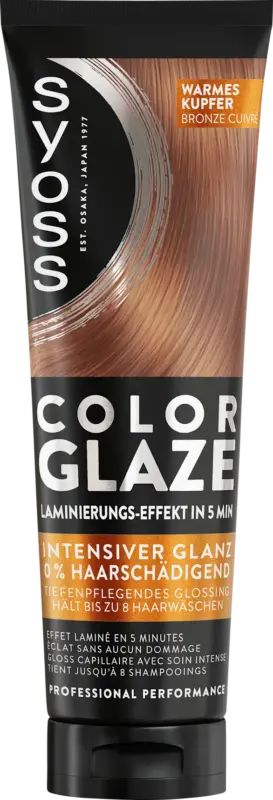 Syoss Farb-Glanzbehandlung Color Glaze Warmes Kupfer