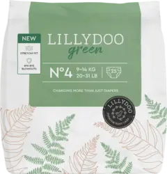 LILLYDOO green Windeln green Gr. 4 (9-14 kg)