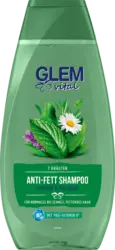 Schwarzkopf GLEM vital Shampoo Anti-Fett 7 Kr&auml;uter