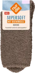 nur die Socken supersoft taupe, Gr. 35 - 38 (1 Paar)