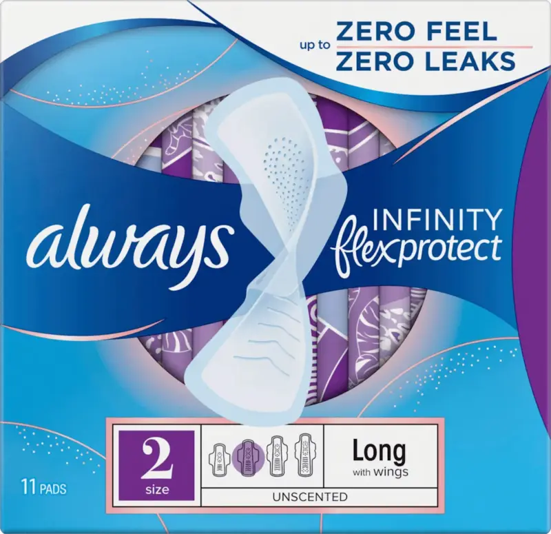always Binden mit Fl&uuml;geln Infinity flex protect Lang