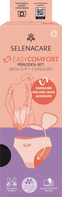 SELENACARE Periodenunterw&auml;sche-Set Easy Comfort, Gr. L