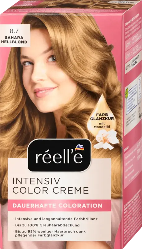 r&eacute;ell&lsquo;e Haarfarbe Intensiv Color Creme 8.7 Sahara Hellblond