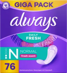 always Slipeinlagen Daily Fresh & Protect Normal Giga Pack fresh scent
