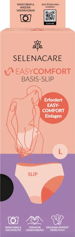 SELENACARE Periodenunterw&auml;sche Basis-Slip Comfort Gr. L