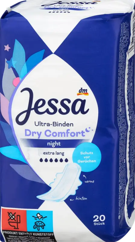 Jessa Ultra-Binden Dry Comfort Night