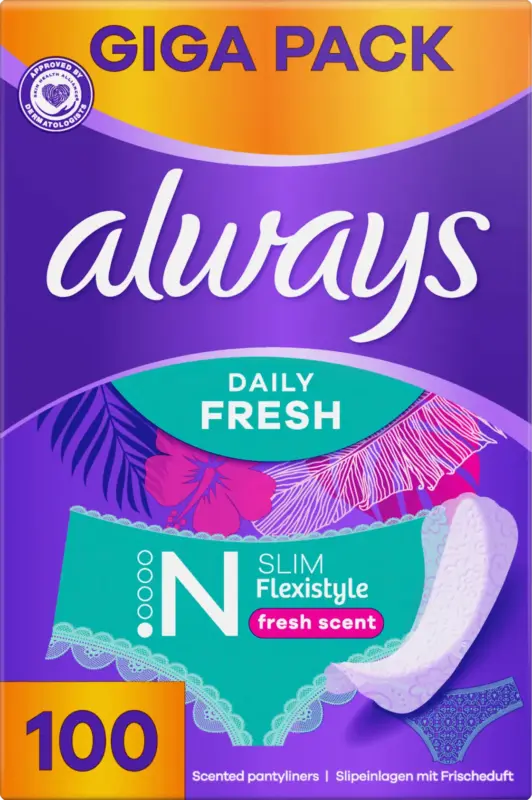 always Slipeinlagen Daily Flexistyle Slim Giga Pack
