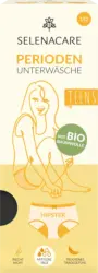 SELENACARE Periodenunterw&auml;sche Teens Hipster schwarz, Gr. 152