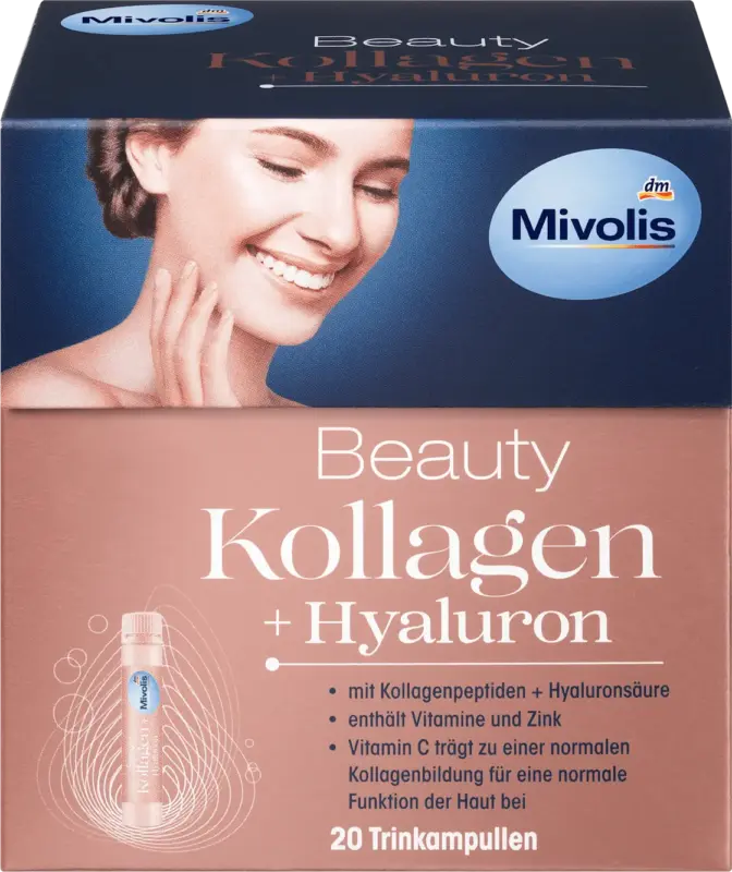 Mivolis Beauty Kollagen + Hyaluron, Trinkampullen