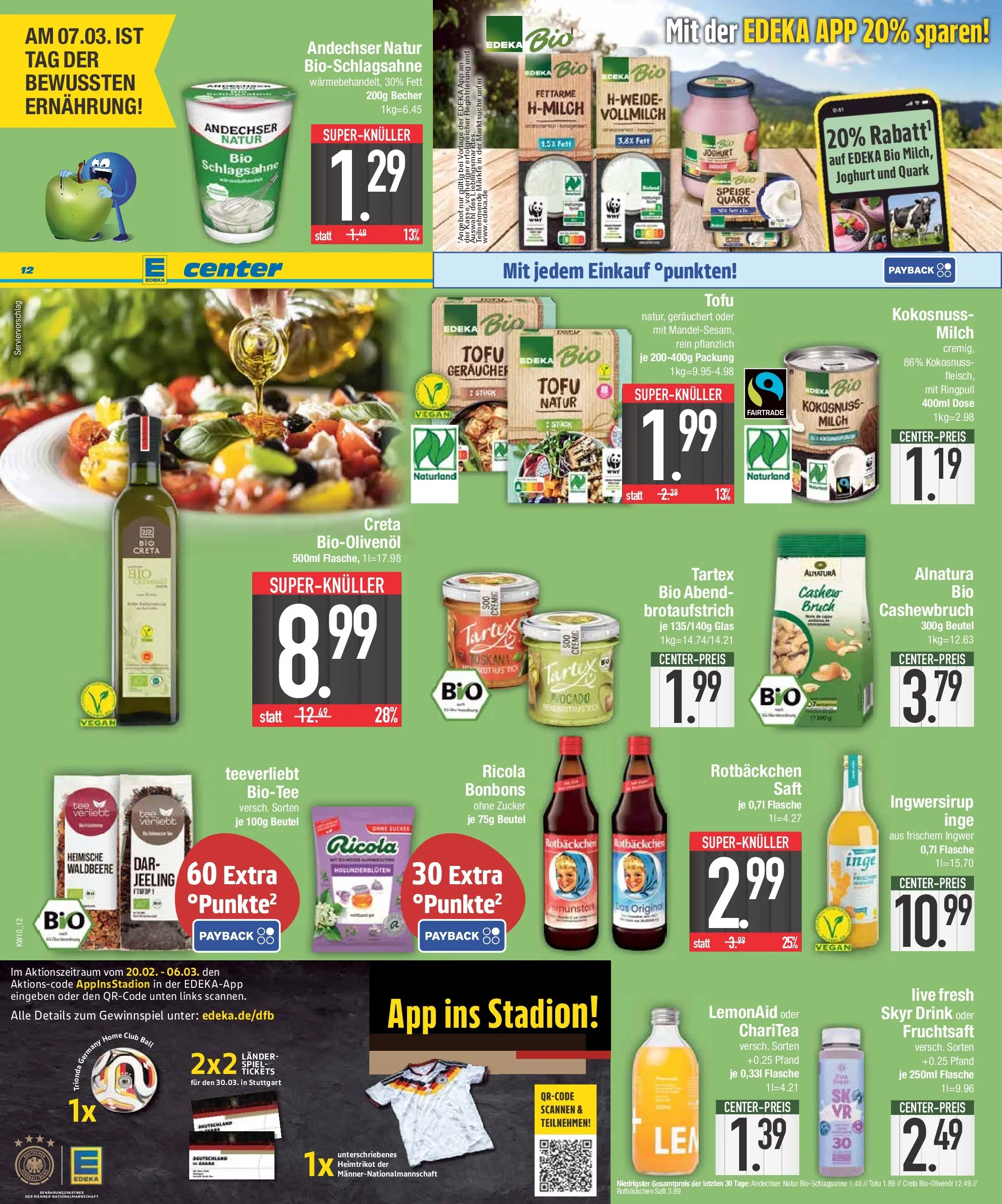 E center Prospekt Bad Reichenhall (ab 02.03.2026) zum Blättern | Seite: 12 | Produkte: Joghurt, Skyr, Zucker, Fruchtsaft