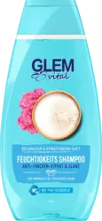Schwarzkopf GLEM vital Shampoo Feuchtigkeit Reiswasser & Pfingstrose