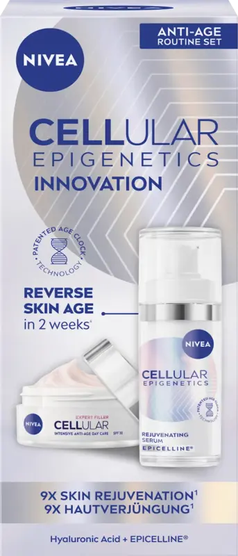 NIVEA Anti Age Set Serum & Gesichtscreme Cellular Epigenetics