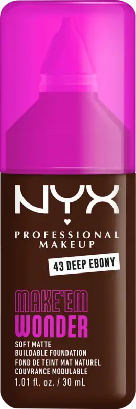NYX PROFESSIONAL MAKEUP Foundation Make 'EM Wonder 43 Deep Ebony