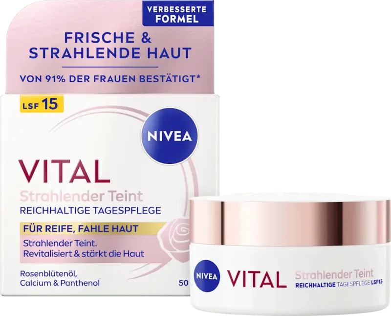 NIVEA Gesichtscreme Vital Strahlender Teint Reichhaltig