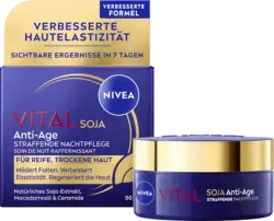 NIVEA Nachtcreme Vital Soja Anti-Age straffend