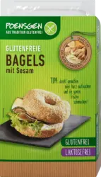 POENSGEN Br&ouml;tchen Bagels mit Sesam glutenfrei (2 St&uuml;ck)