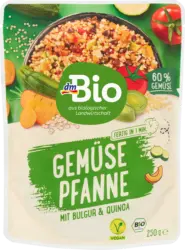 dmBio Gem&uuml;sepfanne mit Bulgur & Quinoa