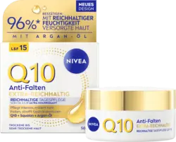 NIVEA Gesichtscreme Q10 Anti-Falten Extra Reichhaltig LSF15