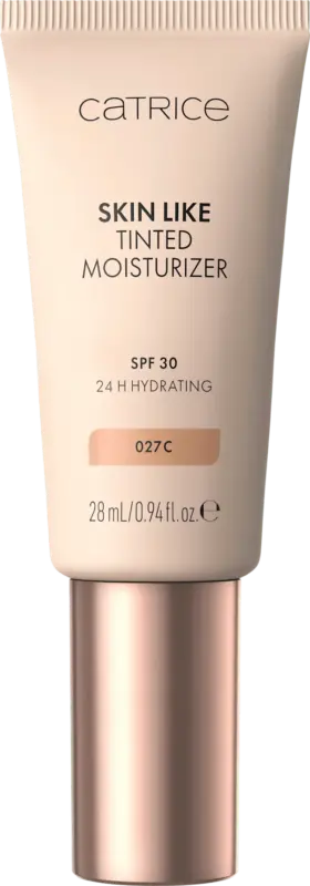 CATRICE Foundation Skin Like Tinted Moisturizer LSF 30, 027C