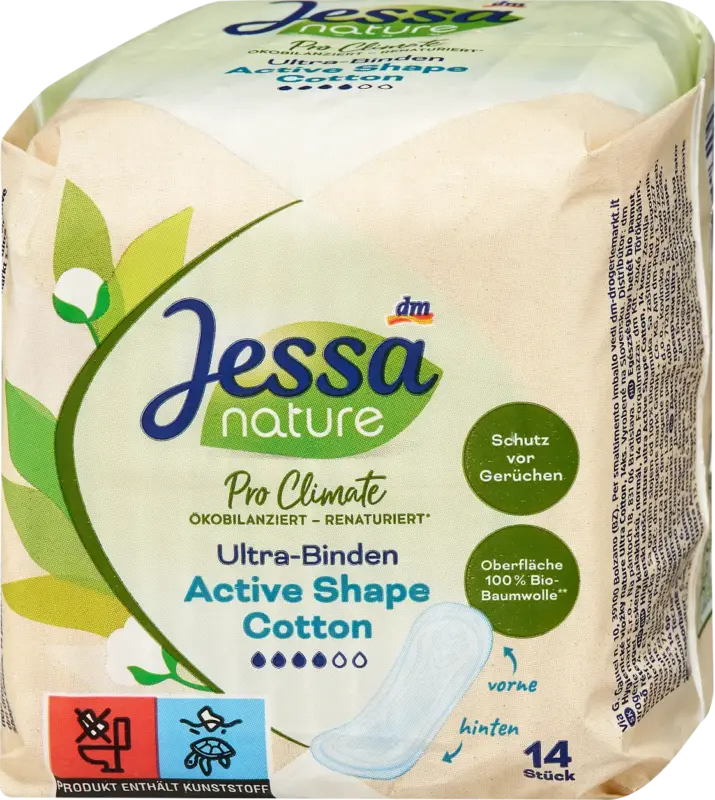 Jessa Ultra Binden Active Shape Cotton Normal nature Pro Climate