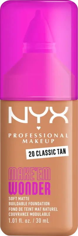 NYX PROFESSIONAL MAKEUP Foundation Make 'EM Wonder 20 Classic Tan