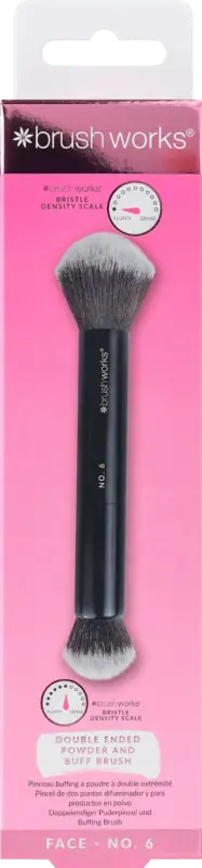 brush works Pinsel Dual Ended Powder & Buff