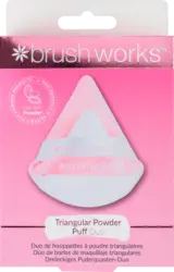 brush works Make-up Schwamm Triangular Powder Puff Duo