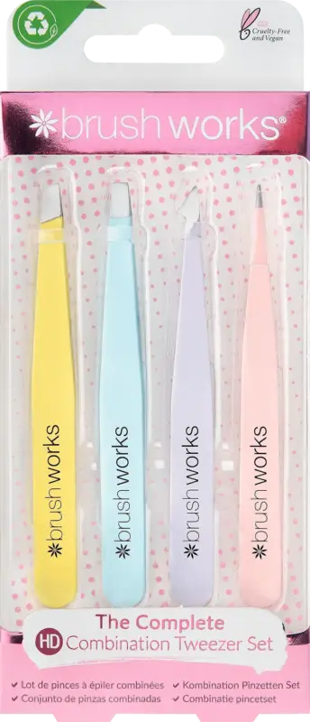 brush works Pinzetten Set
