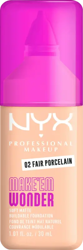 NYX PROFESSIONAL MAKEUP Foundation Make 'EM Wonder 02 Fair Porcelain