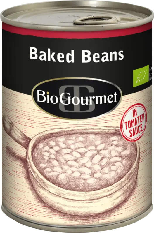 BioGourmet Fertiggericht Baked Beans in Tomatensauce
