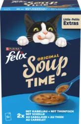 Felix Katzensnack Soup Geschmacksvielfalt aus dem Wasser